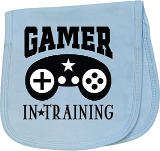 inktastic Future Gamer in Training Baby Burp Cloth Light Blue 46c1e