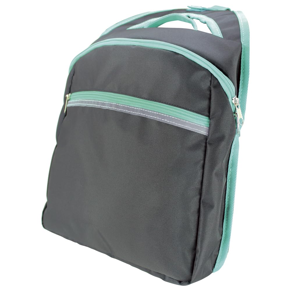 Debika 143029 Assistance Bag for Backpacks, Easy to Wear, Water Repellent, Reflective, Safety, Elementary School Students, Athletic Wear, Indoor Shoes, Water Bottle, Includes Pocket, Black