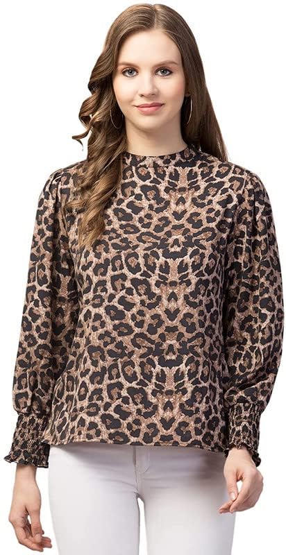 KulfiWomen's Animal Tiger Print Top