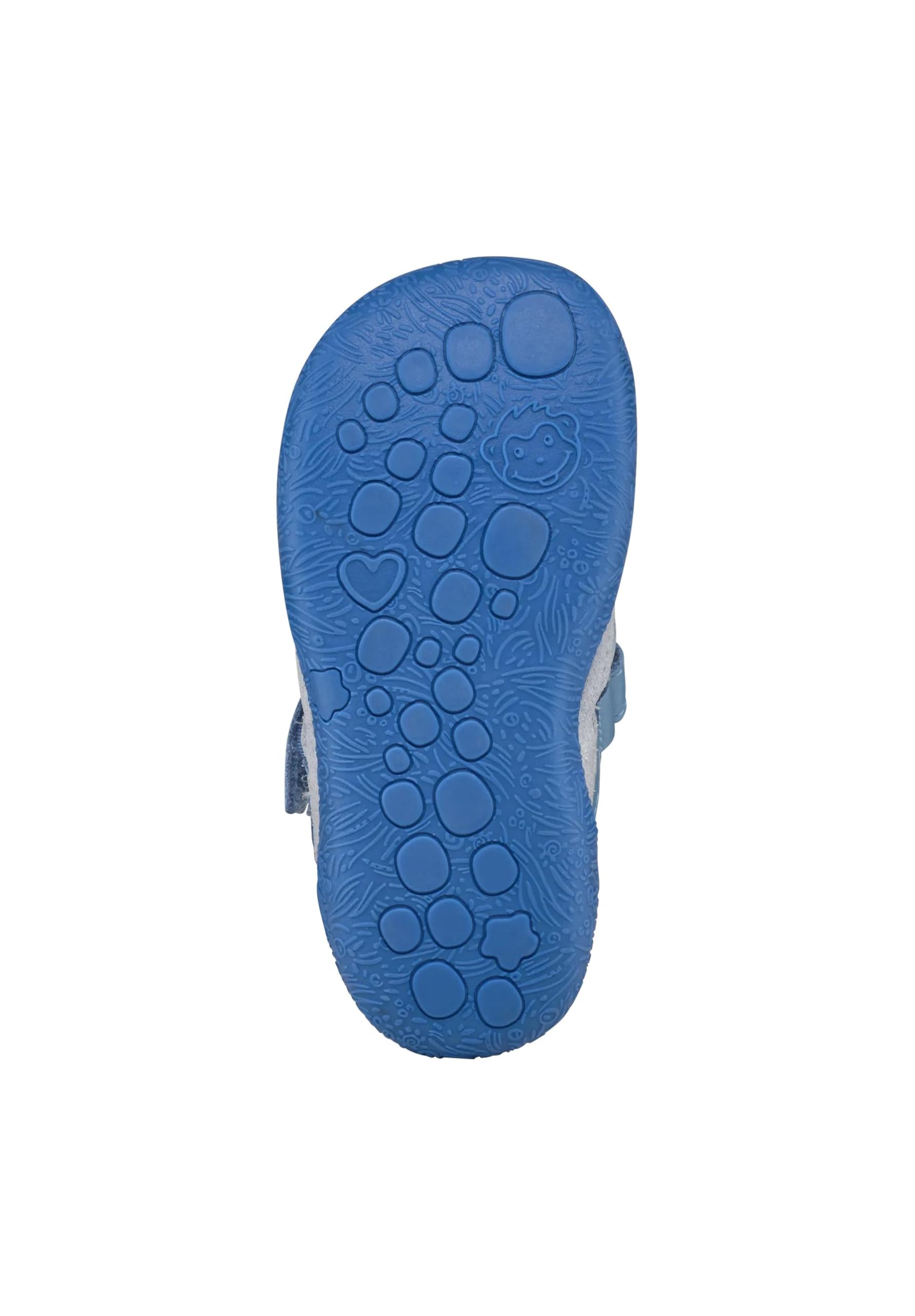 Affenzahn Sandale Premiers-Pas Cuir Freely Fermetures réglables, Flexible, Respirant, léger, Tailles 19-26 Éléphant - Bleu