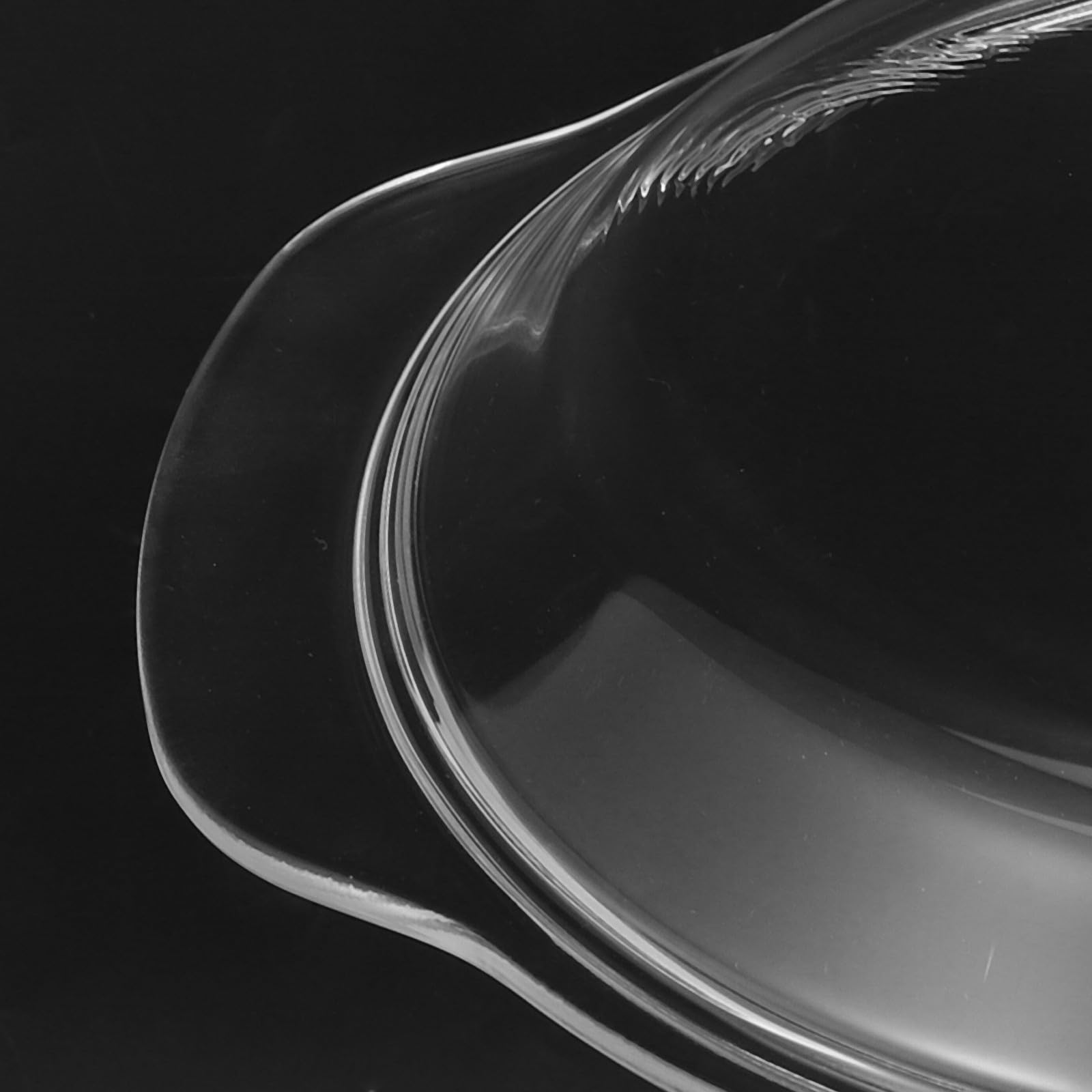 POPETPOP Glasabdeckung 25,4cm Mikrowellen Tellerabdeckung mit Ölbeständigem Spritzschutz für Kochtöpfe und Servierschüsseln