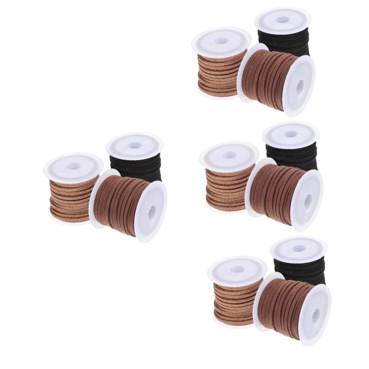 SHINEOFI 12rollos Cinta De Para Manualidades De Cuerda De Para De Flores De y Celebraciones Negro