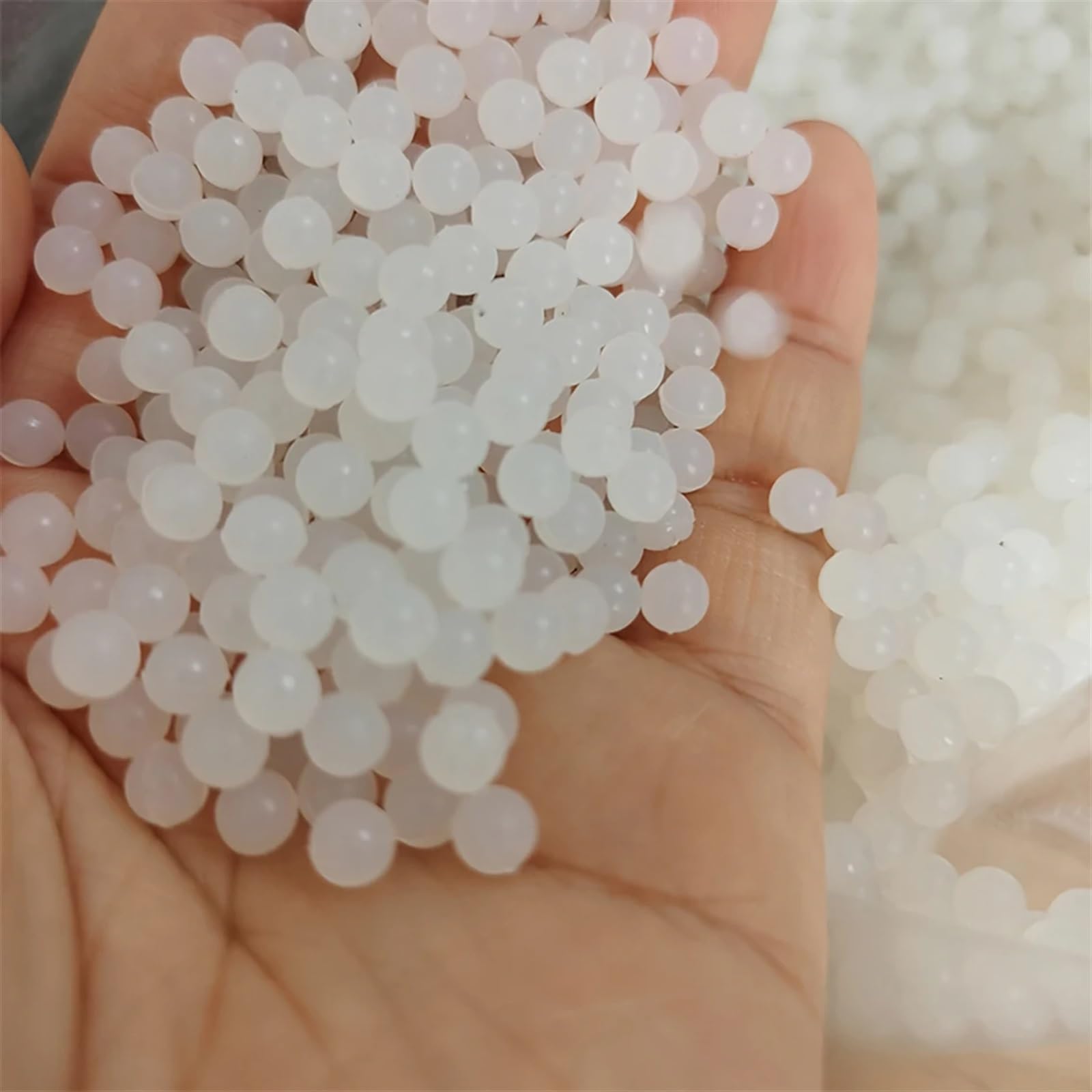 20 piezas de diámetro 2/2, 5/3/3, 5/4/5/5, 5/6/6, 5-65mm, bola de silicona sólida redonda blanca, bola de silicona for sellado, piezas industriales de bricolaje (Tamaño : 20pcs 45mm)