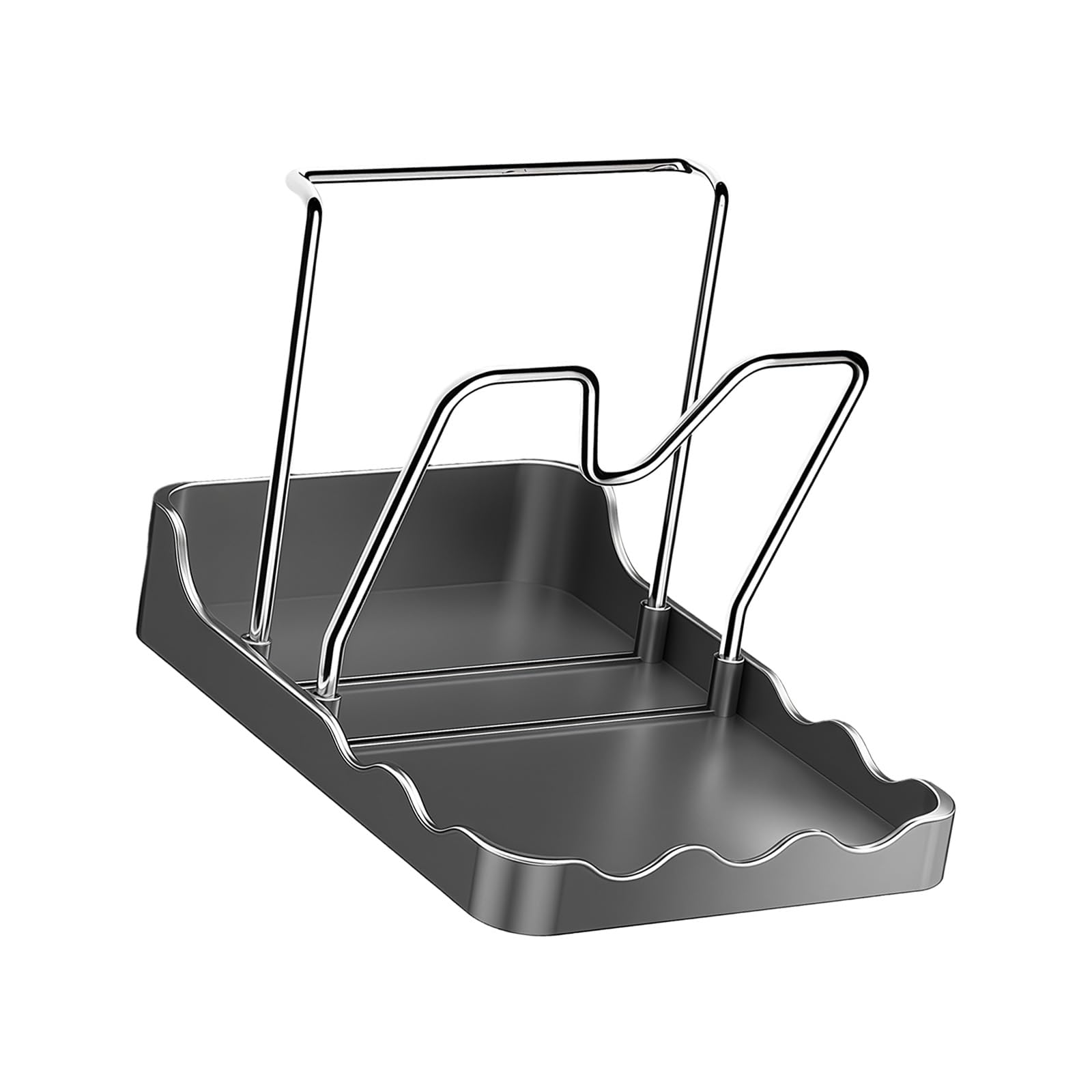 Jazuaiao Sturdy Pots Lid Organizers for Home Kitchens Vertical Design Efficient Utensils Storage Easy Maintain Household Kitchens Rack Countertop Organizers