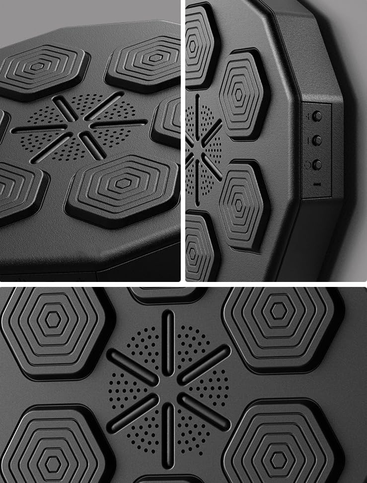 Miniatura 2 de Máquina de boxeo electrónica de música 2023, equipo de boxeo de entrenamiento de boxeo, máquina de boxeo montada en la pared con carga USB y