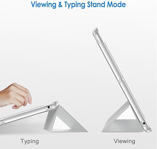 Vista 21 de JETech Funda para iPad (9.7 pulgadas, modelo 2018/2017, 6ª/5ª generación), Smart Cover Auto Wake/Sleep (verde azulado)