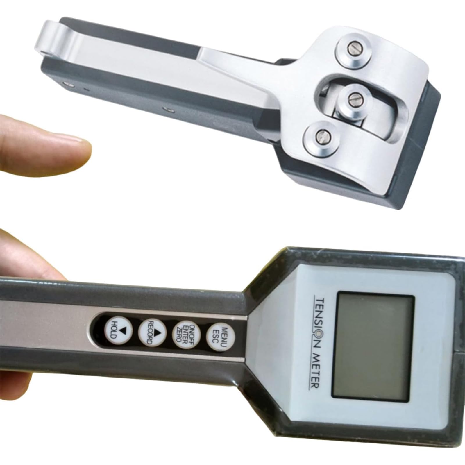 Medidor De Tensión De Correa Portátil, Herramienta De Medición De Tensión, Rango De Tensión De 1 a 1000 G/m² Y Capacidad para Almacenar 200 Grupos De Datos De Medición, para Correas Y Líneas.