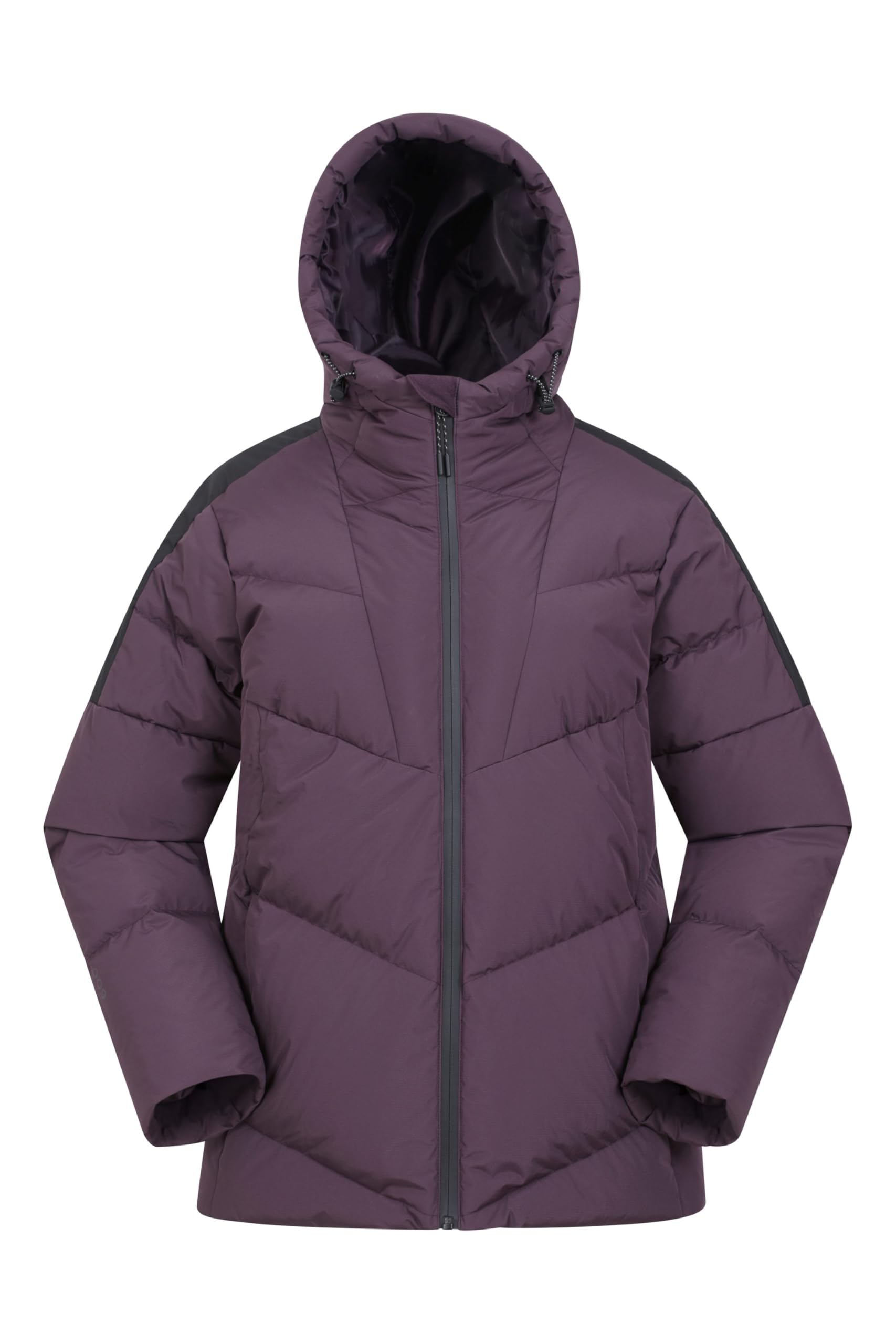 Mountain Warehouse Women's Purple Oslo Extreme Down Padded Jacket - Cosy & Stylish Parka With Sleek Silhouette & Pockets - Autumn Winter, Camping & Outdoors Size 12