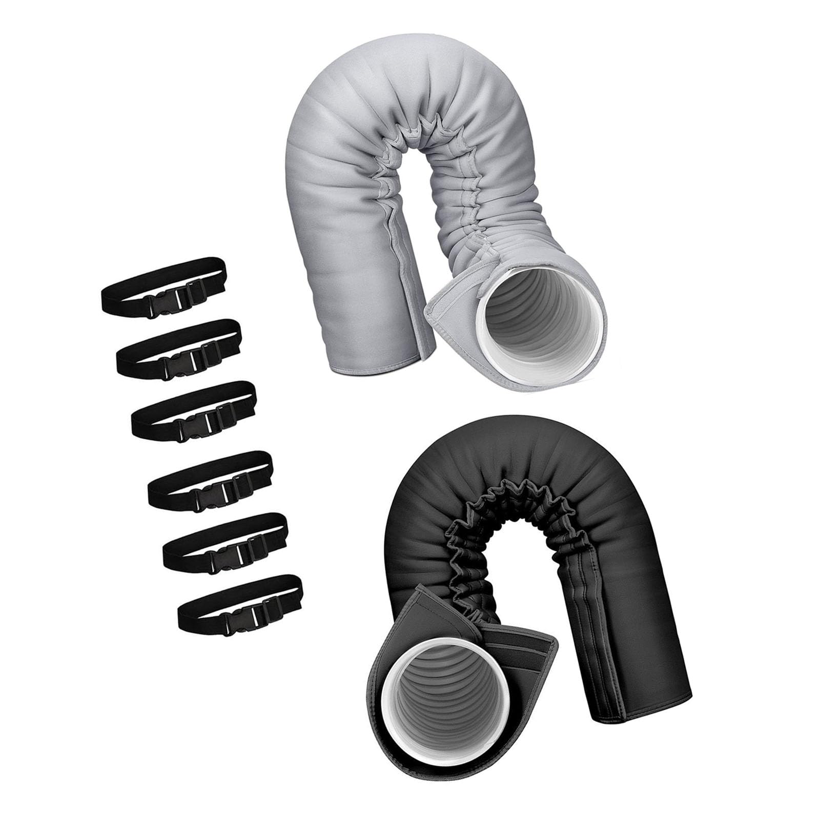 CUNZJIA Air Conditioning Hose Sleeve, Airs Conditioner Hose Cover Wrap for 5"-5.9" Diameter Exhaust Hose,Hoses Duct Vent Cover