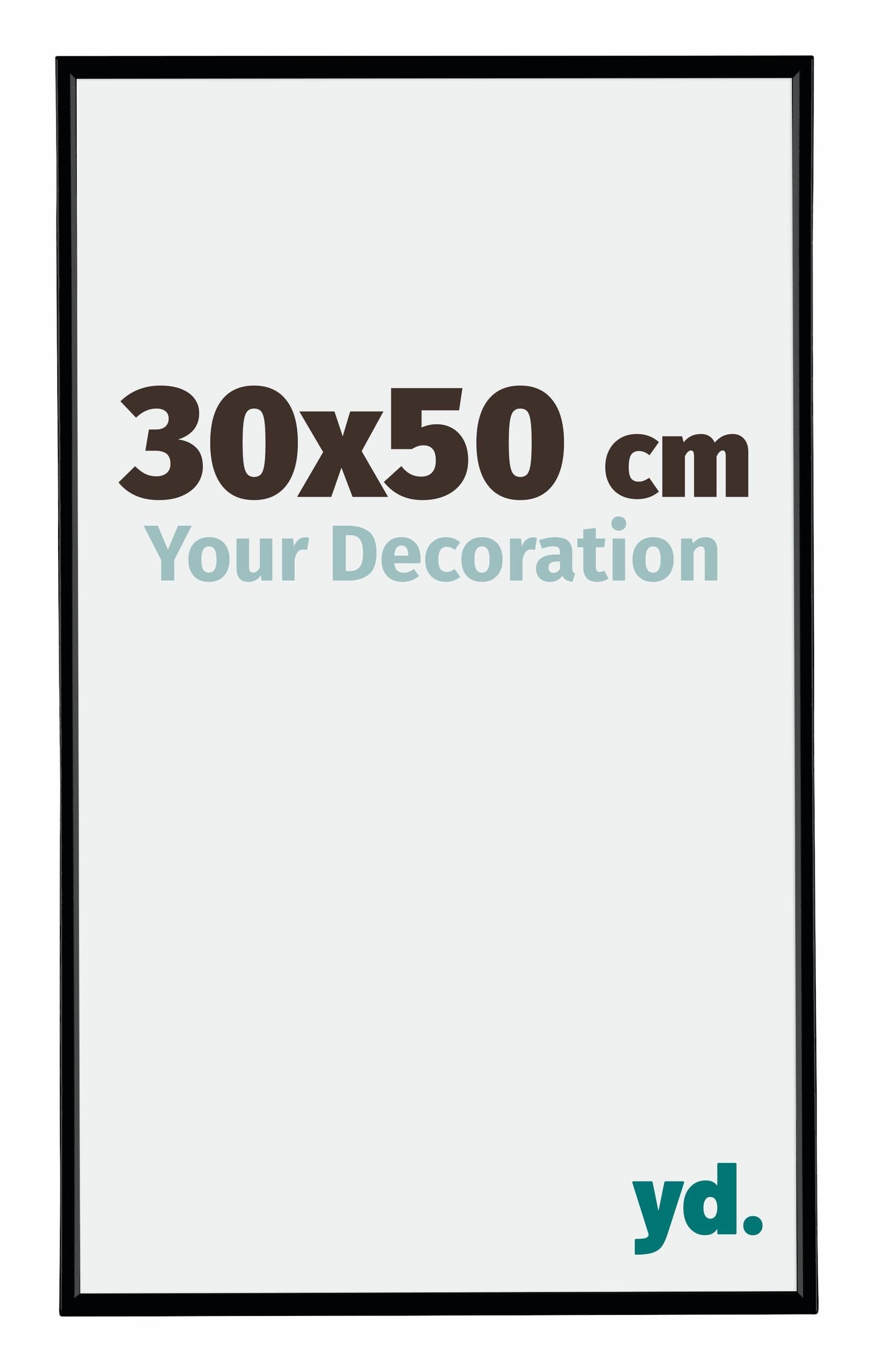 Your Decoration - Picture Frame 30x50 cm - Black Matte - Decorative Wall Frame in Plastic with Antireflection - Frame 30x50 - Evry — image 1