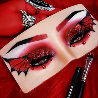 (apple) - Red Pink Eyeshadow Palette, DE'LANCI Professional Matte Shimmer High Pigmented 12 Colours Eye Shadow Makeup Pallet, Waterproof Blendable Small and Cute Eye Shadow Makeup Pallete, Vegan an...