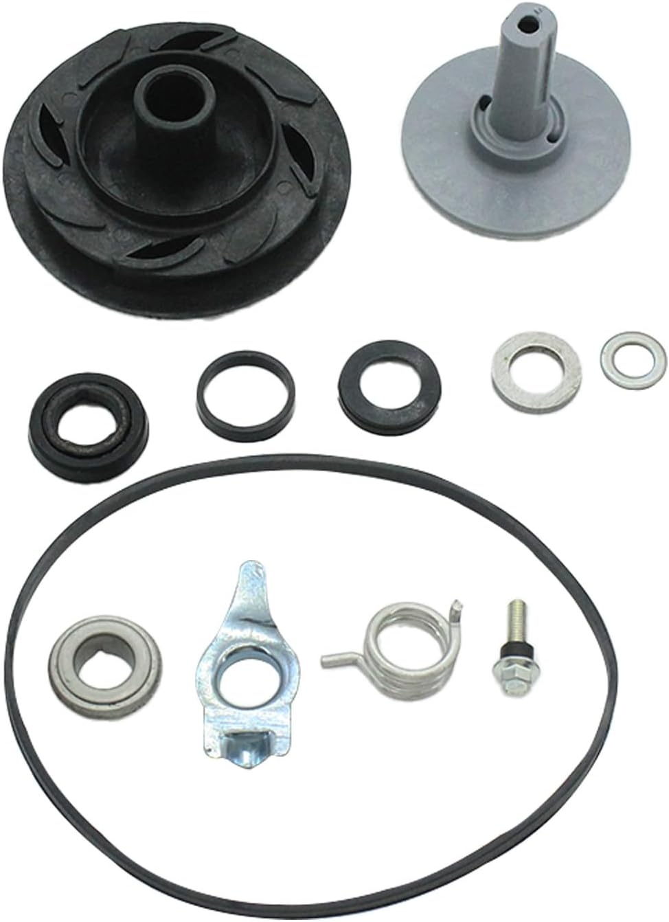Dishwasher Drain and Wash Impeller Kit Fit for Whirlpool Kenmore Kitchen Aid Maytag Dishwashers 675806 302706 302718 Replace Dishwasher Pump Impeller Kit