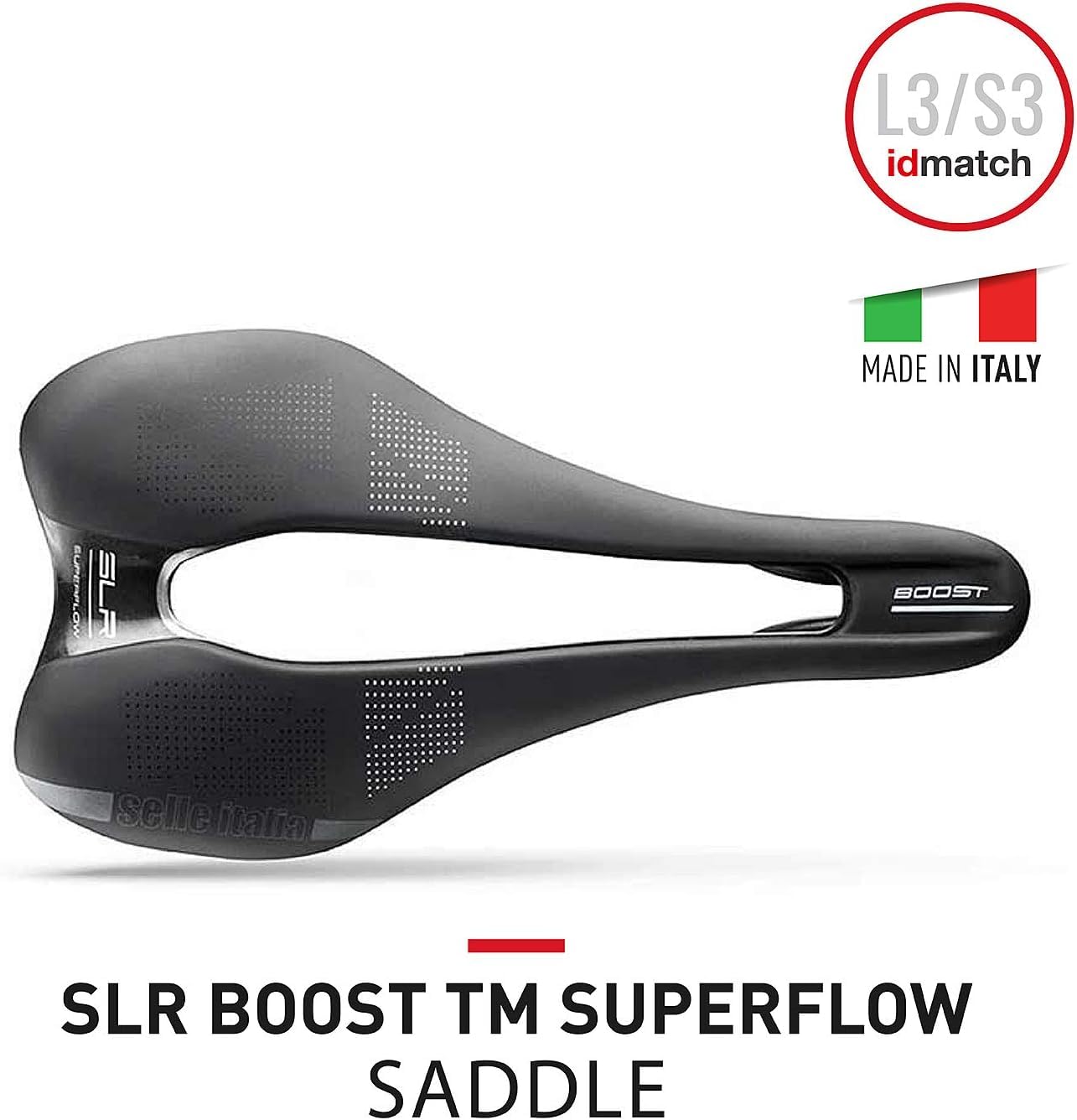 SELLEITA SLR BOOST TM Saddle 130x248mm (S3) Superflow Black - Image 2