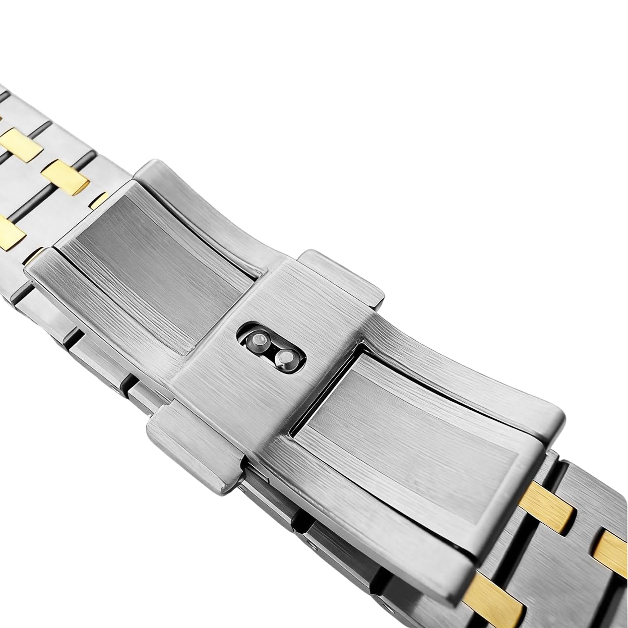 Bracelets de rechange pour Audemars Piguet Bracelet Royal Oak en acier inoxydable 26 mm (acier et doré)