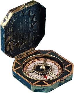 Toddmomy Brinquedos De Viagem Para Crianças Decoração De Halloween Brinquedos Oceano Botão De Latão Direção Bússola Sobrevivência Bússola Antiga Roupas Suprimentos Para Festa Presente