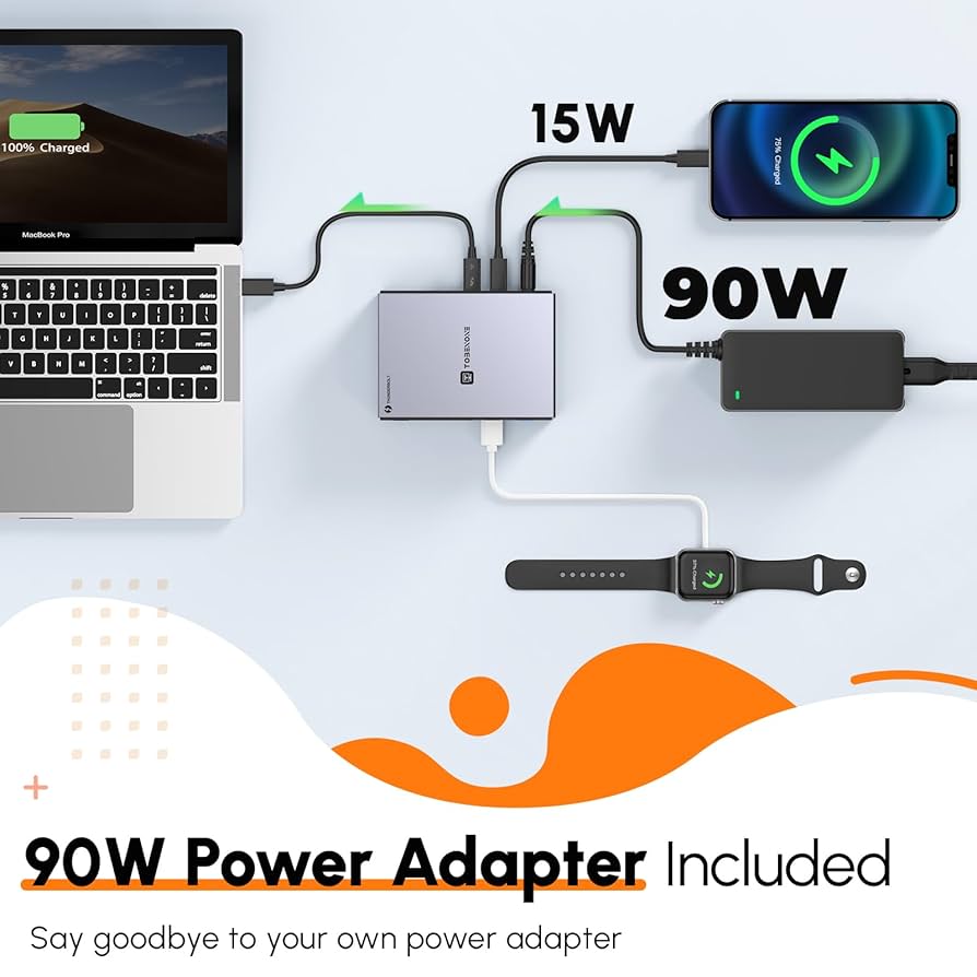 Amazon.com: TobenONE Thunderbolt 4 Dock with Power Adapter