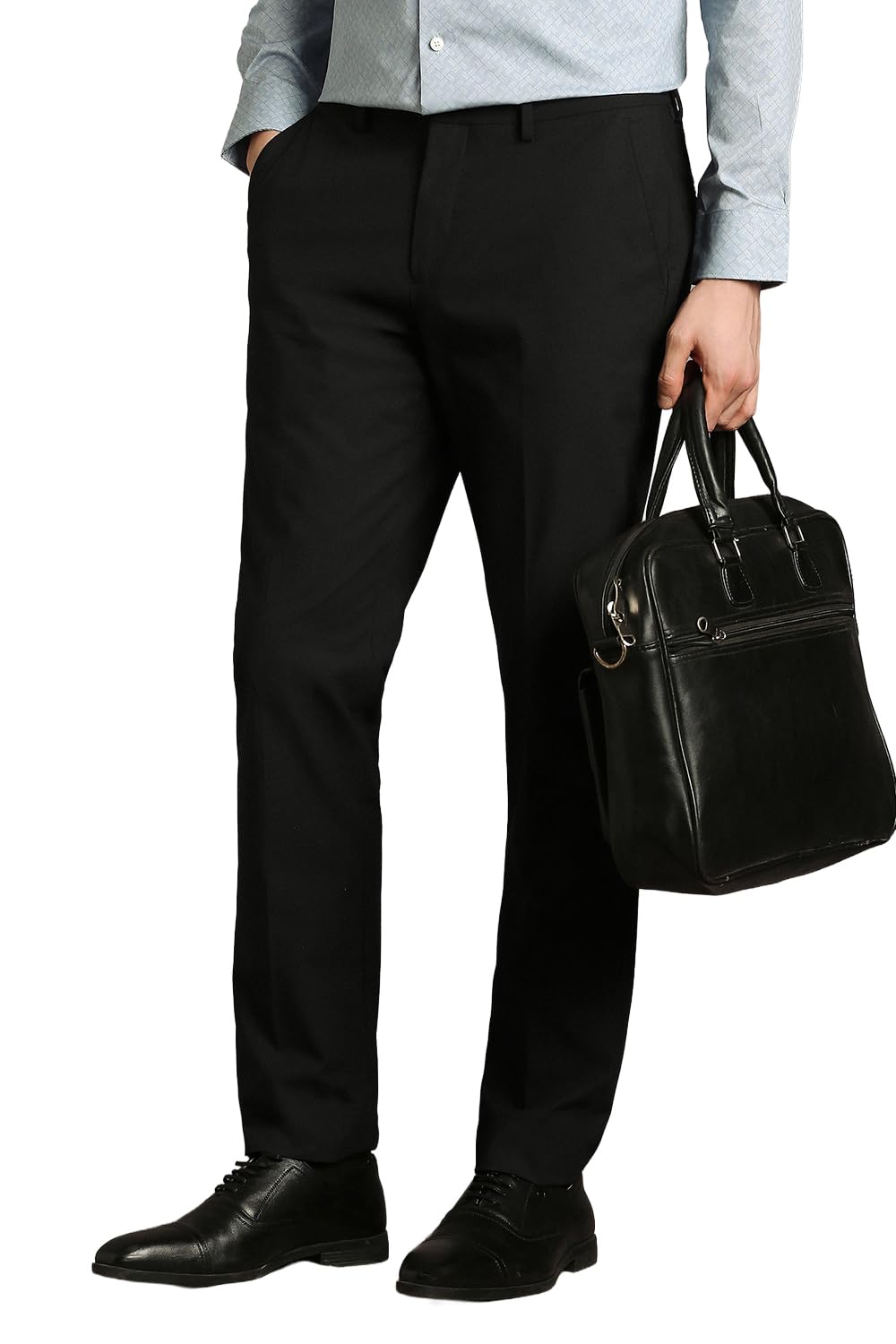 louis philippe Men's Mid Rise Super Slim Pants-picture-53