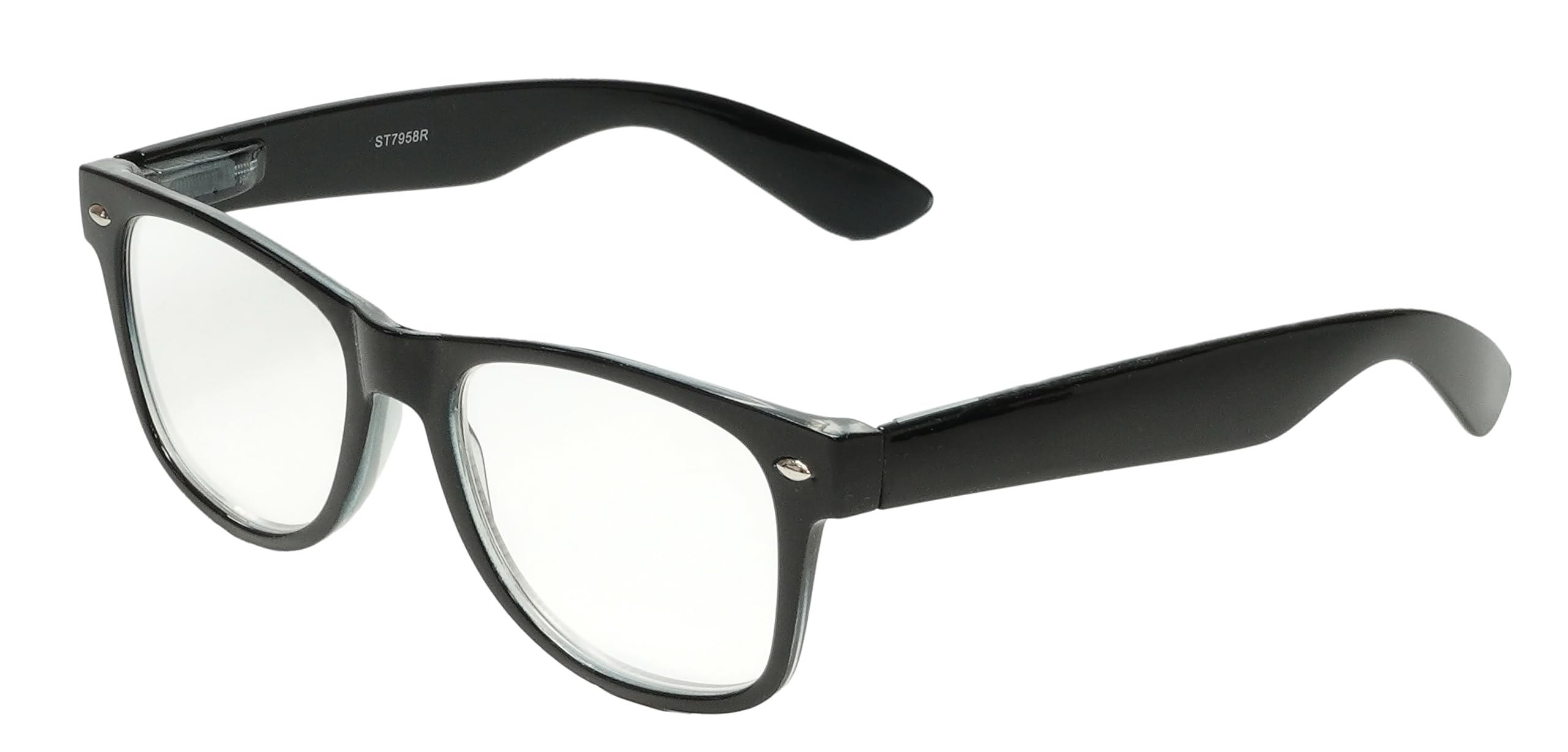 Calabria R7958 Retro Specs Designer Reading Glasses Mens Womens Trendy Classic Vintage Eyeglasses Lightweight Spring Hinged