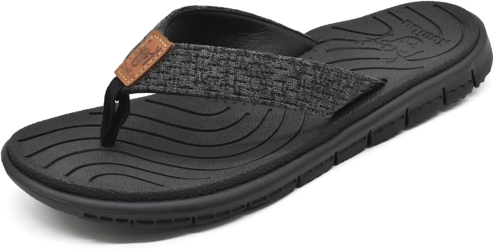 KuaiLu Womens Casual Flip Flops Yoga Mat Comfortable Cushion Arch Support Walking Thong Sandals Lightweight Non-Slip Summer Beach Slippers