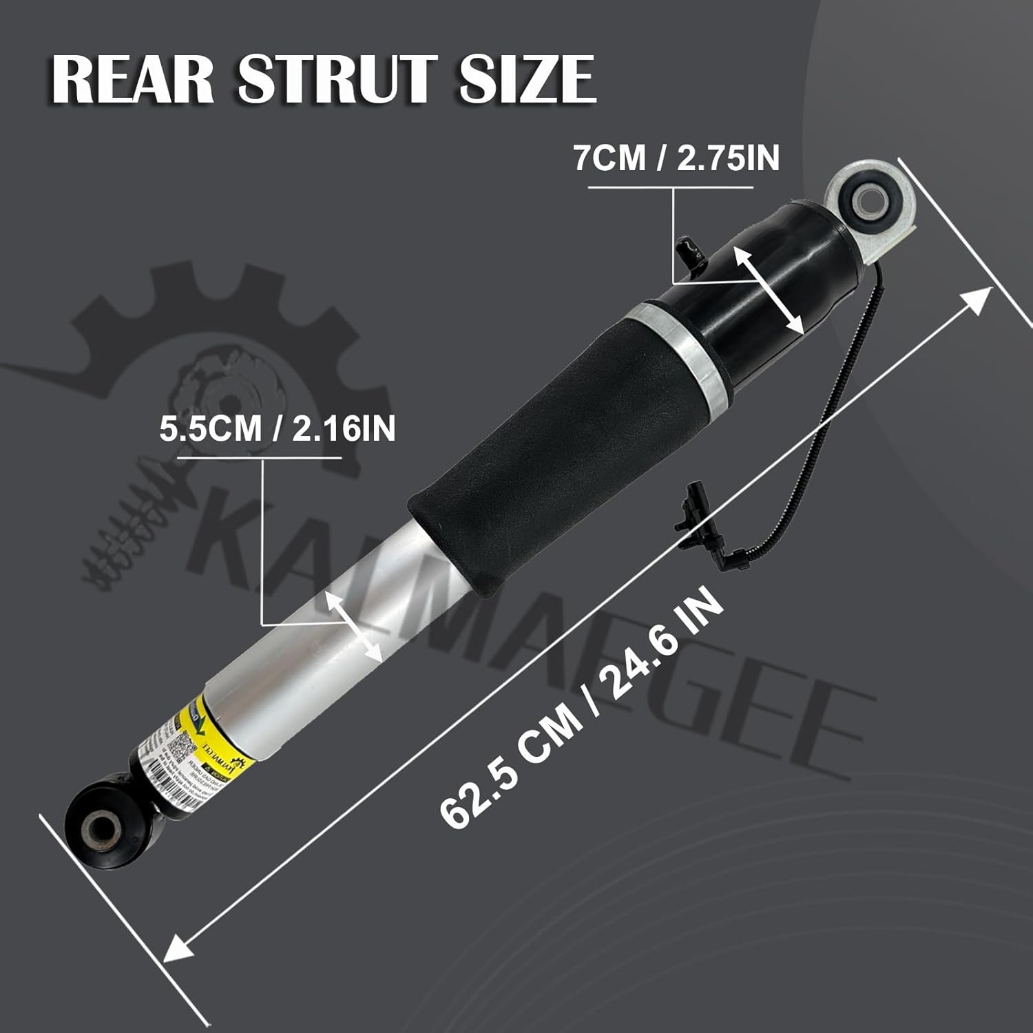 84176631 84176675 4PCS Front and Rear Shock Struts Assembly with Magnetic Ride Control for Cadillac Escalade Tahoe Suburban, for GMC Yukon 2015-2020