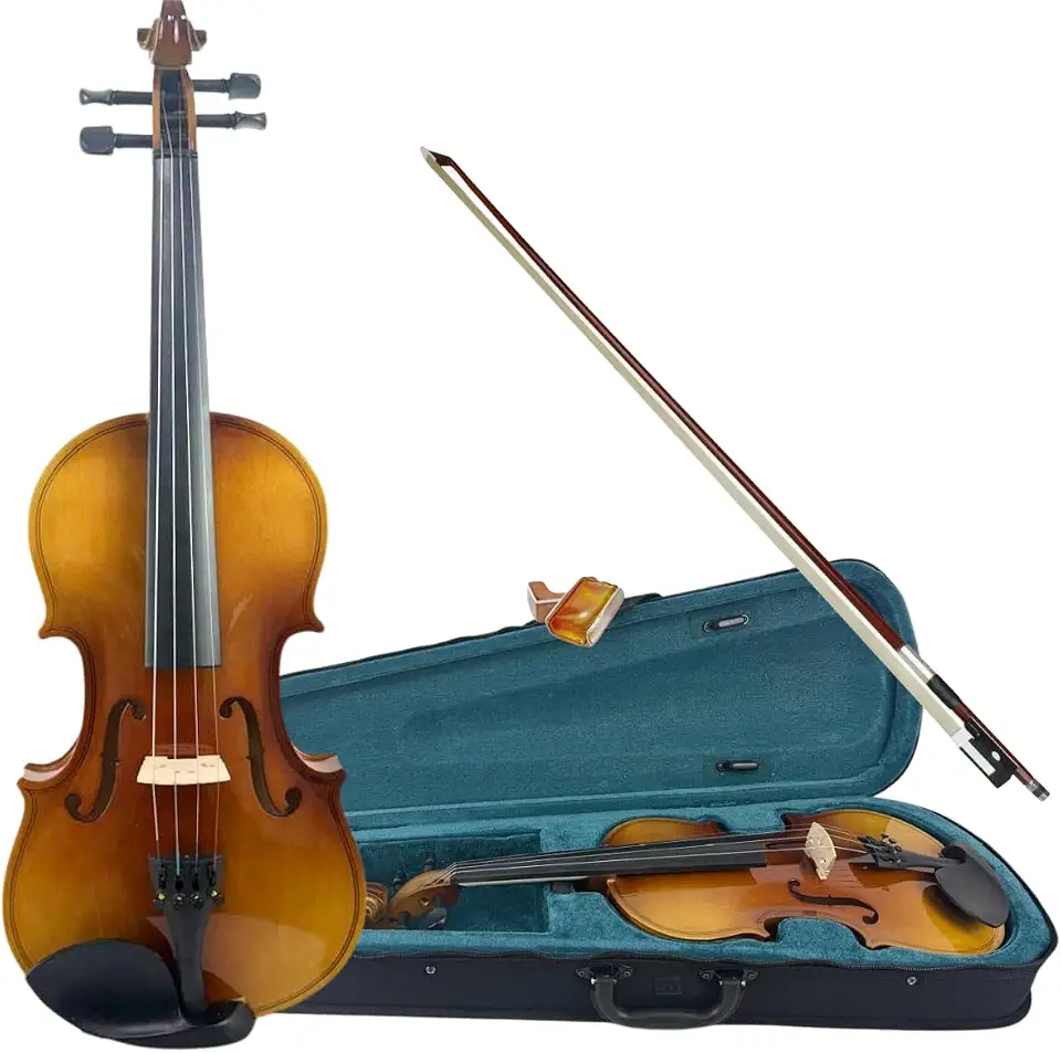 Violino 4/4 Bravo Vs44 Estudante Iniciante Com Estojo (Vintage)