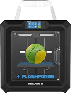 Flashforge 3D Printer Guider II Build Volume 280*250*300mm Large Size PLA/ABS,,Supports PLA, ABS, TPU, PETG and Flexible Filament,Auto-Leveling,Resume Printing,WiFi Function,5 Inch Touch LCD Screen