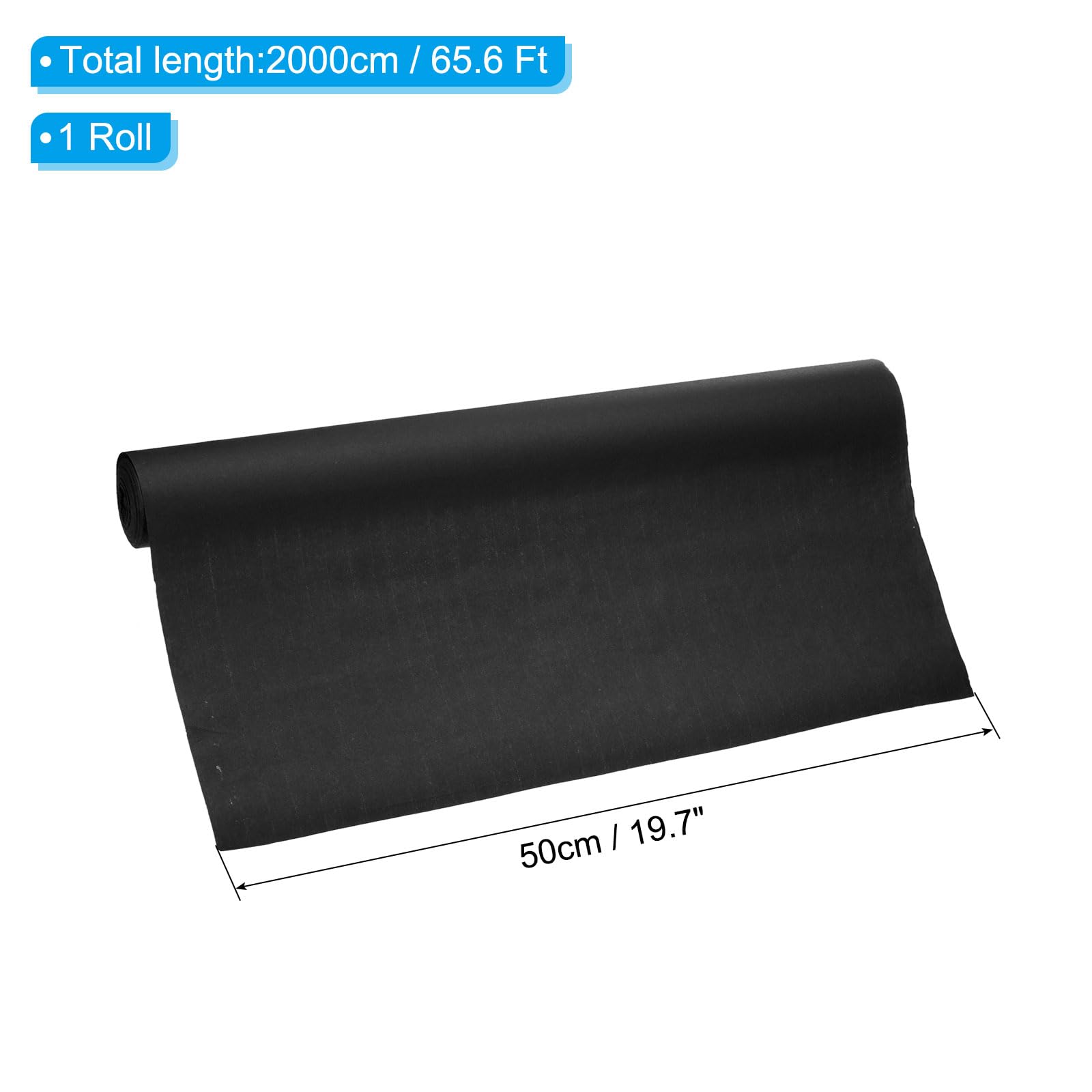 PATIKIL Xuan Paper Roll, 65.6Ft x 19.7Inch Chinese Calligraphy Practice Paper Chunlian Duilian Rice Paper Couplets for Calligraphy Practice, Black - Image 2
