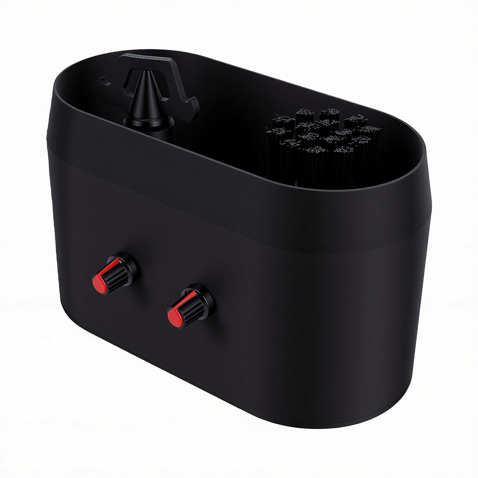 Luocute Pulitore Elettrico per Portafiltro Doppia Rotazione ABS Utensile