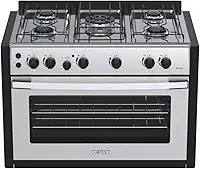 Fogão de Embutir 5 Bocas Venax Gaudi Platinum GII Inox Gás GLP 127 V