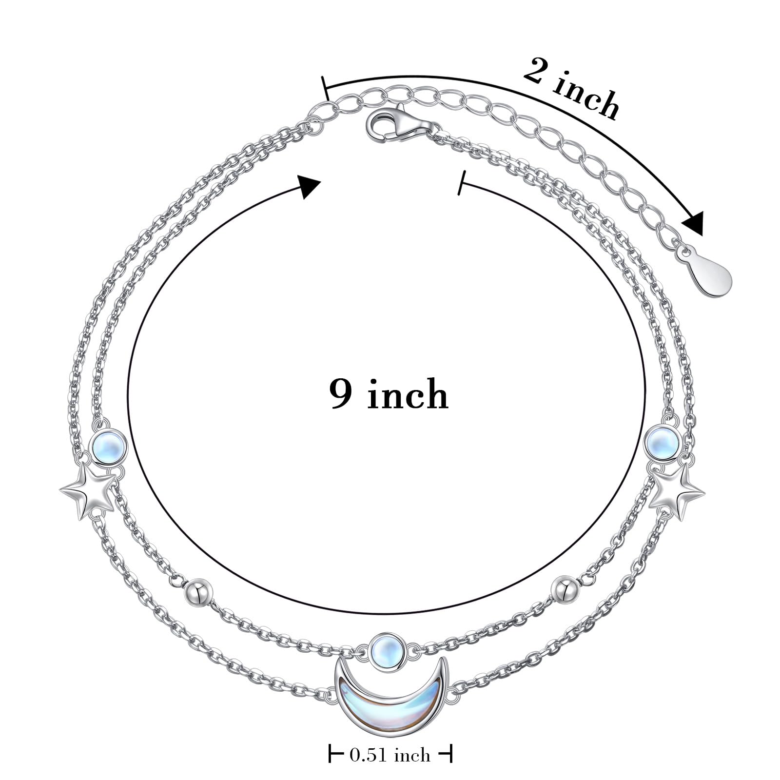 Tobilleras para mujer, delicadas mariposas, infinito, mal de ojo, tortuga marina, pulseras de tobillo en capas, impermeables, ajustables, con cuentas, para verano, playa, joyería de regalo, 9