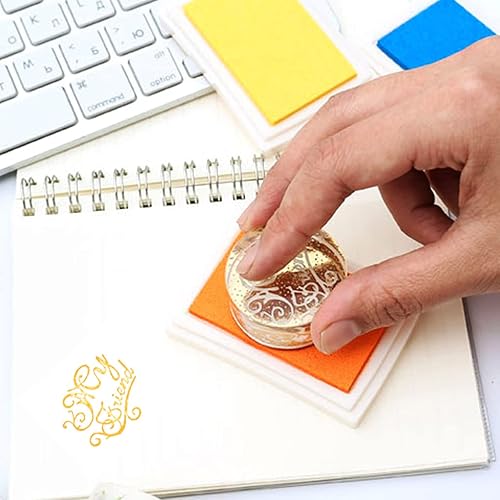 Miniatura 3 de 6 almohadillas de tinta para manualidades, almohadillas de tinta lavables para niños, almohadillas de tinta multicolor para sellos de goma, papel,