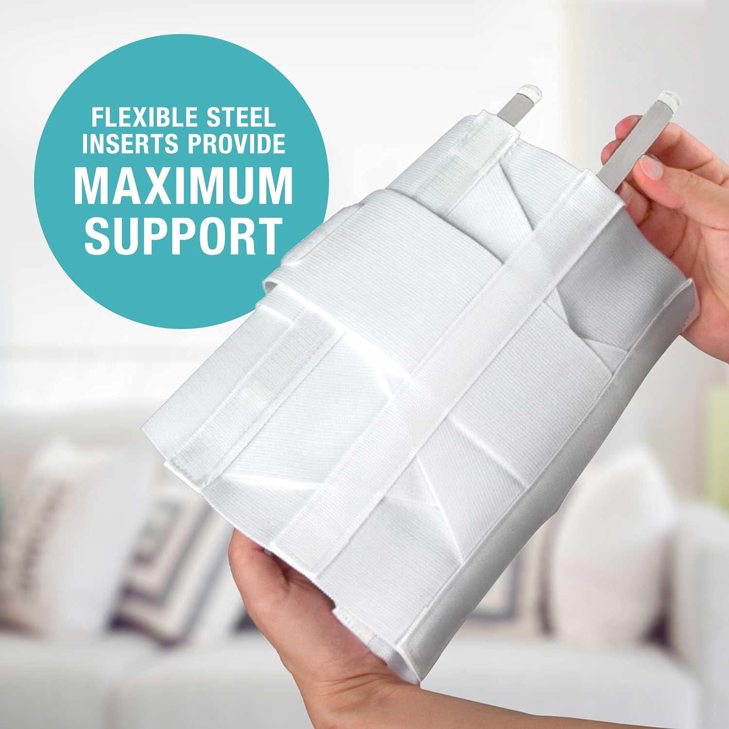 MABIS Adjustable Back Brace and Back Support Belt for Lumbar Support related to Improved Posture, Back Pain, Scoliosis and Herniated Discs, Extra Large : Everything Else