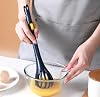 Busstier 2 in 1 Magic Beater and Pastry Tongs Practical Egg Sauce Cream Mixer