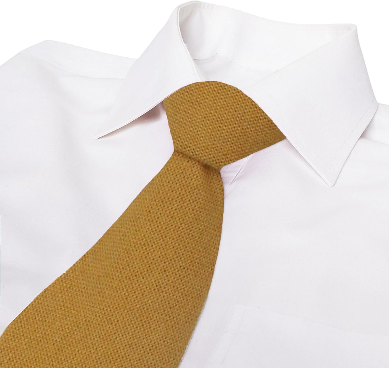 Mantieqingway Men's Skinny Tie Solid Color Neckties 2.56'' Casual Business Ties for Daily Dress, Weddings, Groomsmen Gifts - Image 2