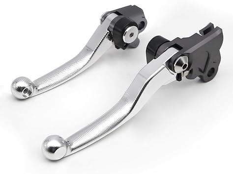 for KX450 KX450X KX450SR 2024 2025 2026, KX250 KX250X KX 250 450 2024 2025 2026 CNC Clutch Brake Pivot Levers Dirt Bike 3D Silver