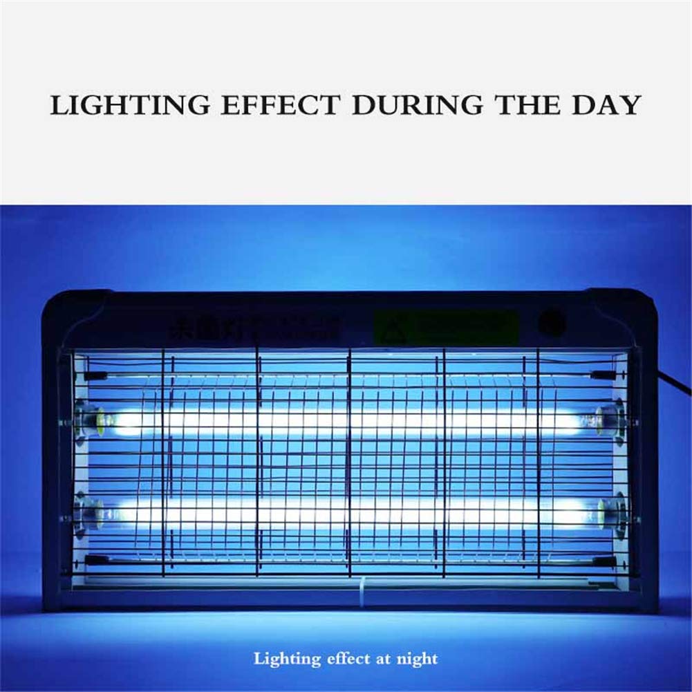 Lámpara desinfectante UV de 20 W, tubo de lámparas UVC para el hogar, luz de esterilización ultravioleta para el hogar, la cocina y el gabinete del baño
