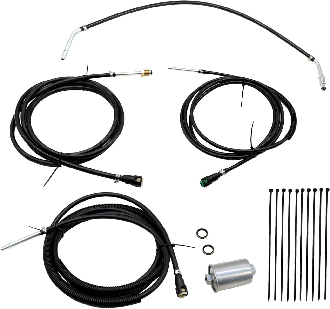 NFR0049 Nylon Fuel Line Kit Compatible with Avalanche Suburban Yukon Tahoe 2Wd 4Wd 5.3L 6.0L 8.1L 2000-2004
