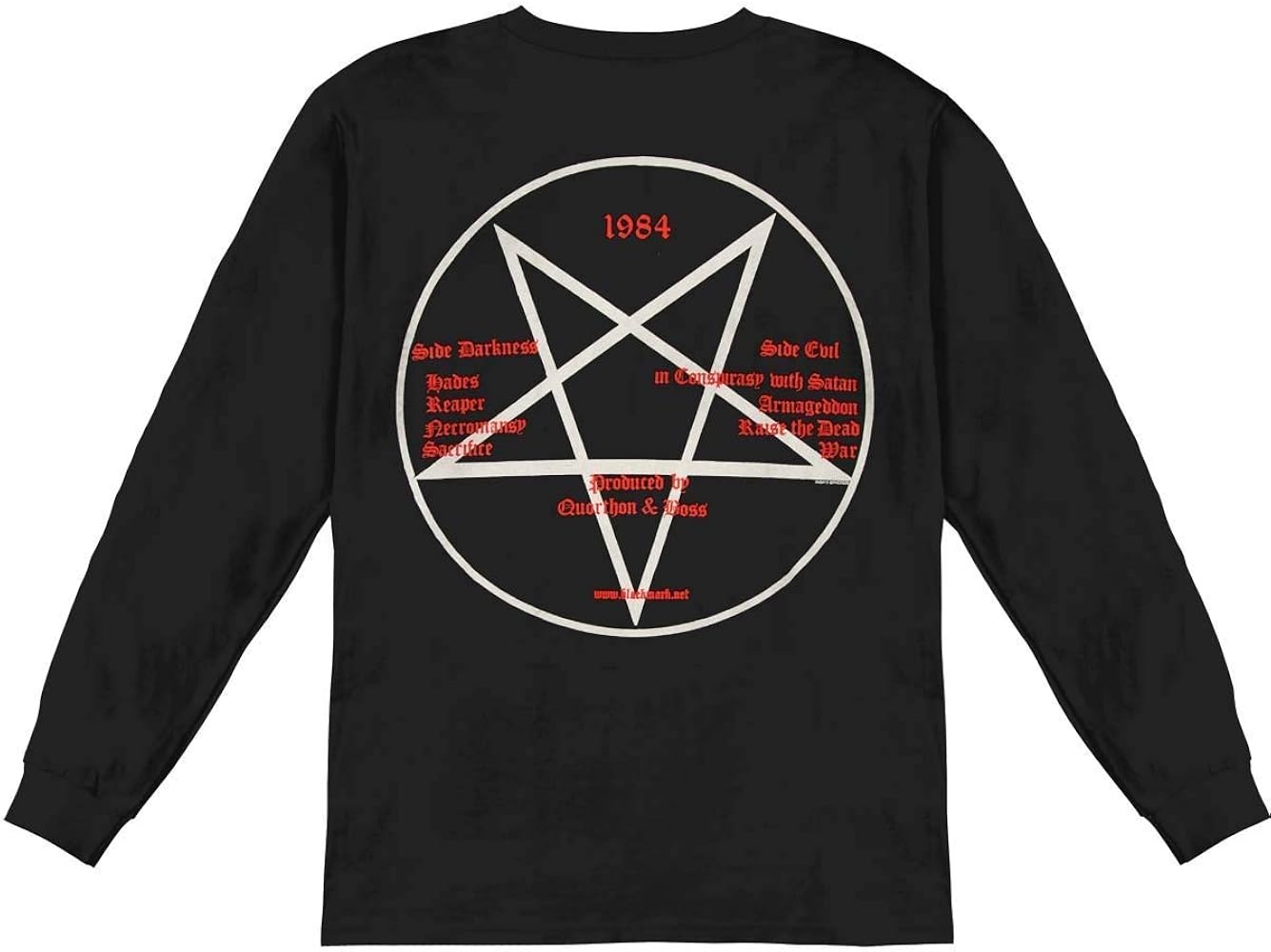 Amazon.com: Bathory Men's White Goat Long Sleeve T-Shirt XL