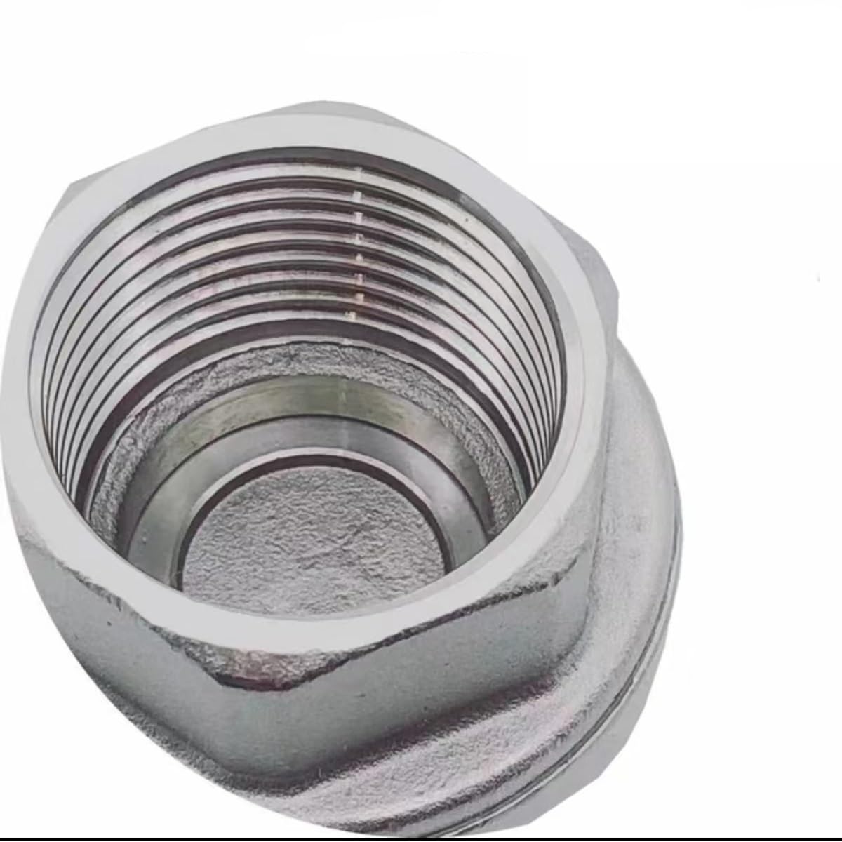 1PC 1/4" 3/8" 1/2" 3/4" 1" BSPT Female Threaded 304 Stainless Steel vertical lift In Line Spring Check Valve(1-1/4",BSPT_RUBBER SEAL)