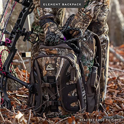 Insights Hunting By Frogg Toggs - The Element, Heavy Duty 1,831 Cubic Inch Outdoor Hiking Fishing Camping Hunting Backpack With Rain Fly, Realtree Timber #TOP5