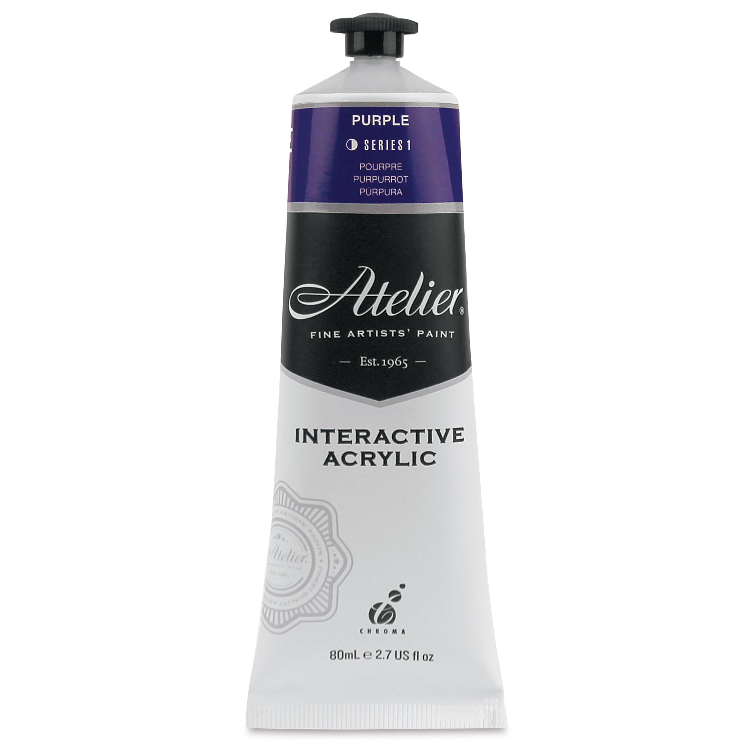 Atelier Interactive Purple Interactive Acrylic Paint 80Ml Tube