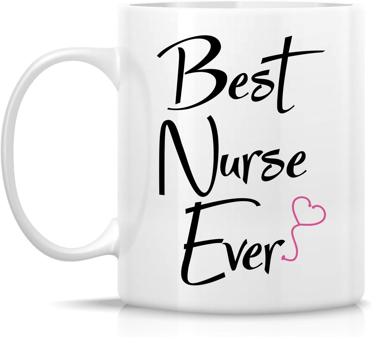 Retreez Funny Mug - Best Nurse Ever 11 Oz Ceramic Coffee Mugs image 2