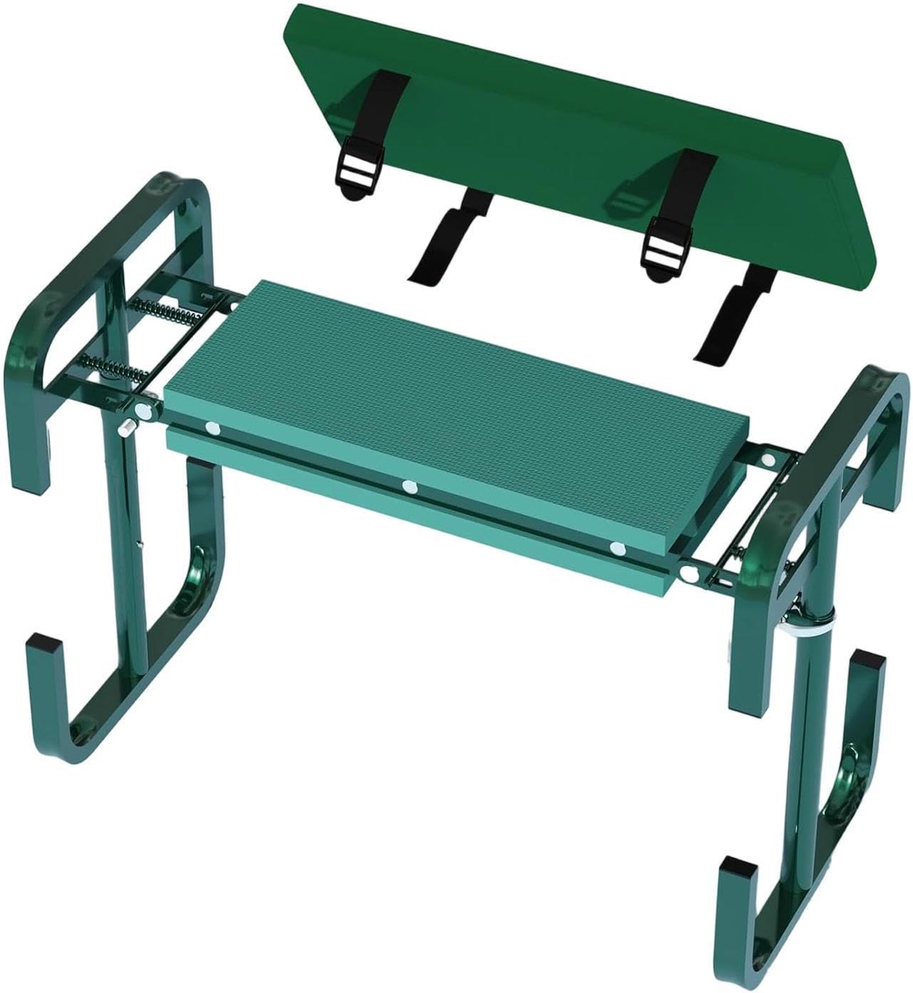 Gardening Kneeler, 2 in 1 Bench - Ergonomic Seat, Adjustable Height, Heavy