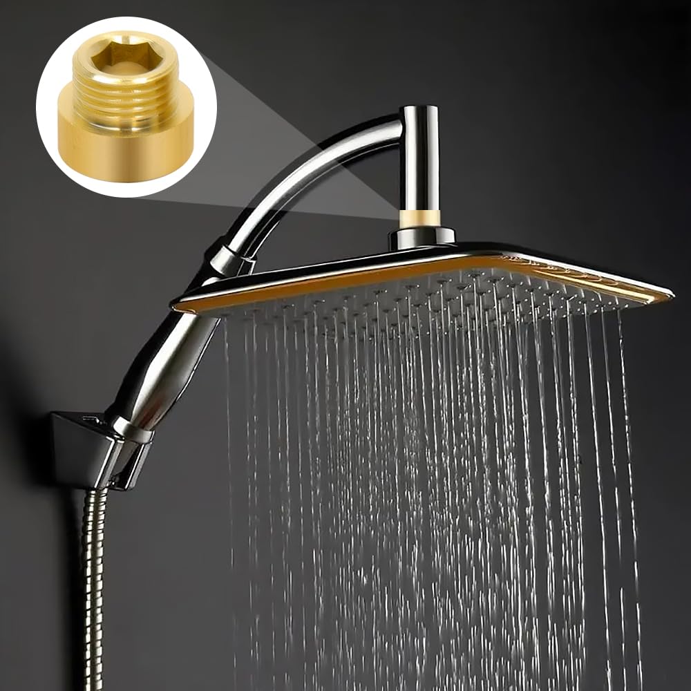 2 Pièces Raccord de Extension en Laiton 1/2" x 10 mm Raccordement de Tuyaux Rallonge de raccordement pour eau Potable et Installation de Chauffage