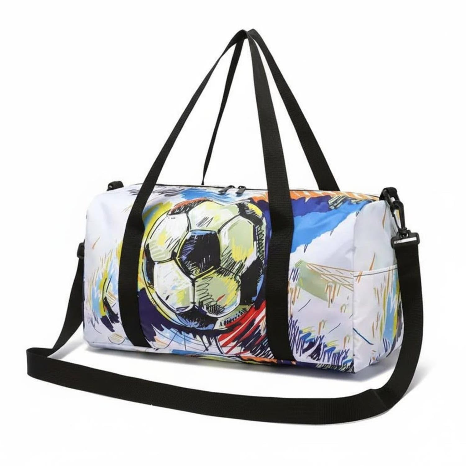 URJIX™ Multi-Functional Sports Duffel Bag Adjustable 04 Polyester Large | Large Capacity Sturdy Versatile Carrying Options Organized Storage Dynamic Polyester 04-picture-29