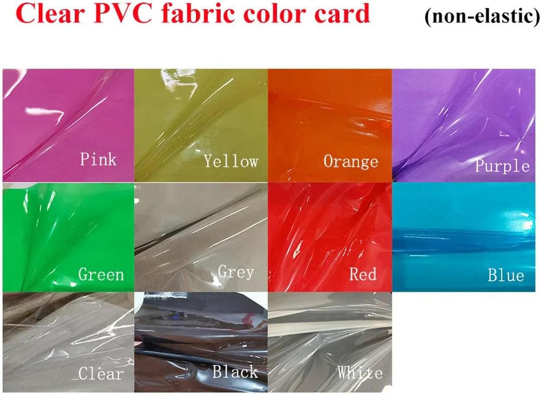 Clear PVC Plastic Round Neck Pullover Top and Long Loose Pants Nightclub Outfits