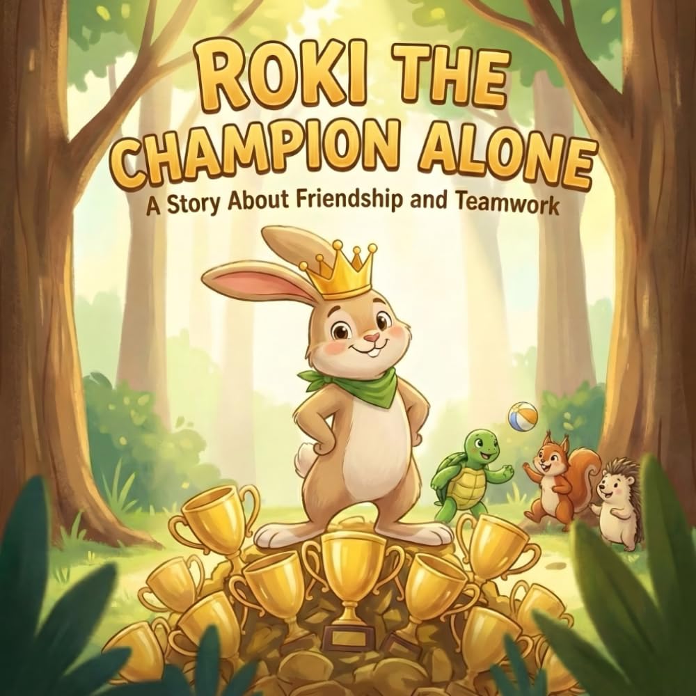Roki The Champion Alone: A Picture Book About Kindness, Friendship, and the Joy of Teamwork Over Winning