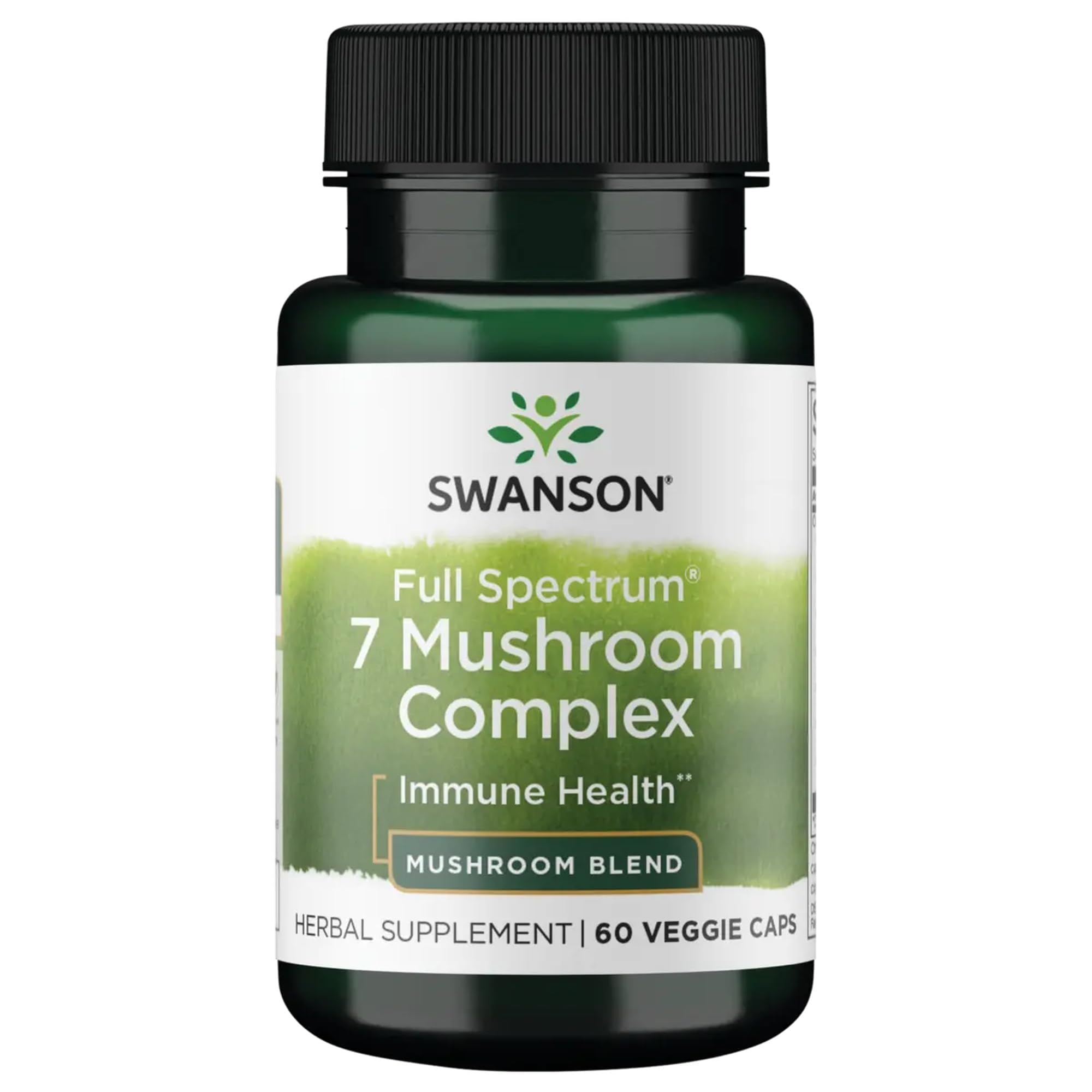 Swanson Full Spectrum 7 Mushroom Complex, 60 Veg Capsules