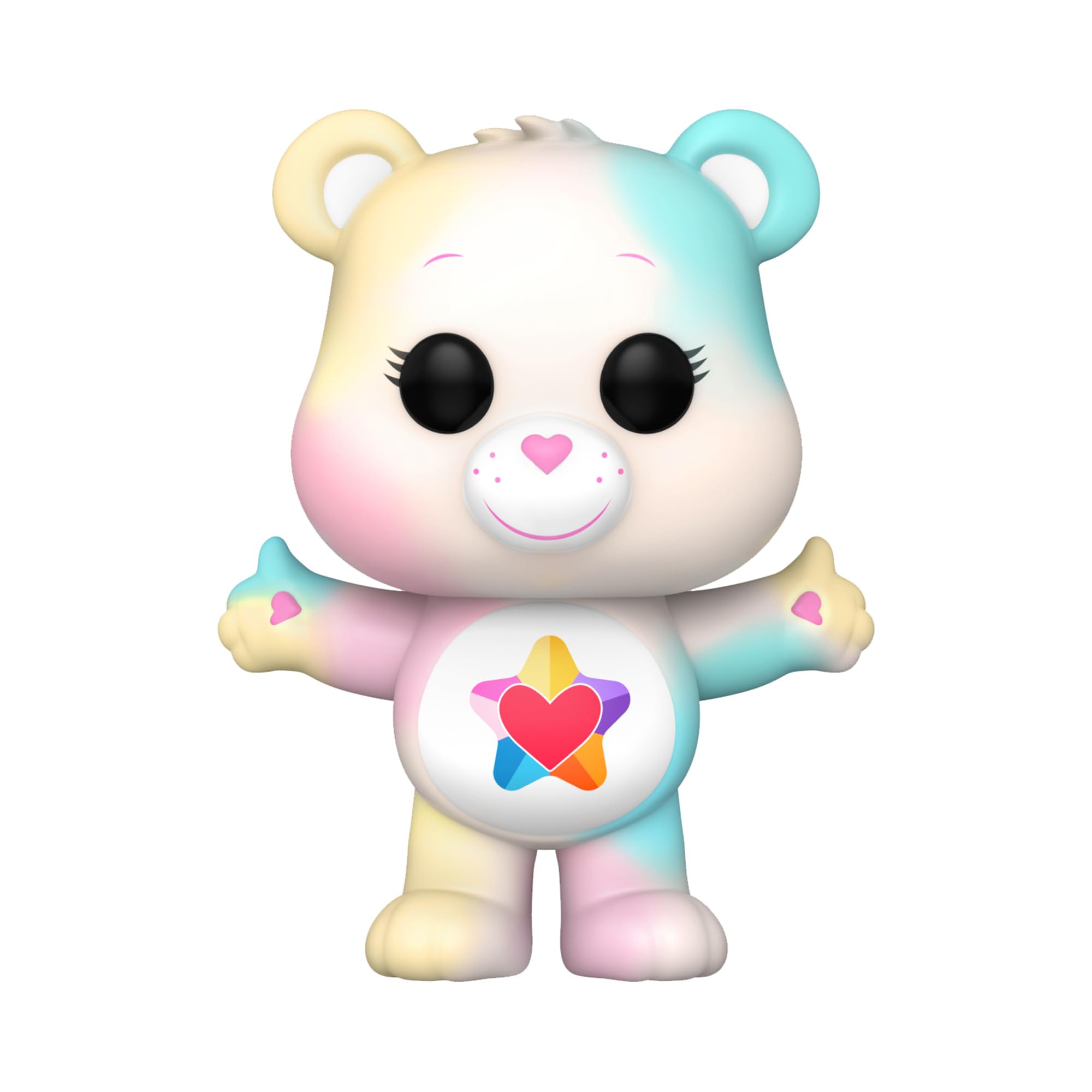 Funko Pop! Animation: CB40- True Heart Bear - Translucent CH - Care Bears - Figurine en Vinyle à Collectionner - Idée de Cadeau - Produits Officiels - Jouets pour Les Enfants et Adultes - TV Fans