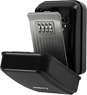 Portable Combination Lock keybox, Wall Mount,for House Keys Key Hiders to Hide a Key Outside,Waterproof Key Safe Storage Lock Box